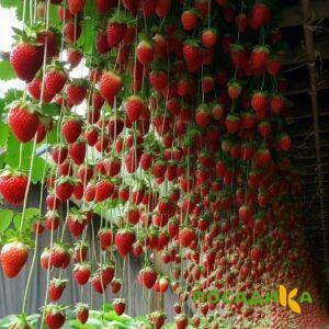 Клубника ампельная Анастасия купить по цене от 370р. в интернет-магазине «Посадика» с доставкой почтой в в Добрянкае и по всей России – [изображение №1].