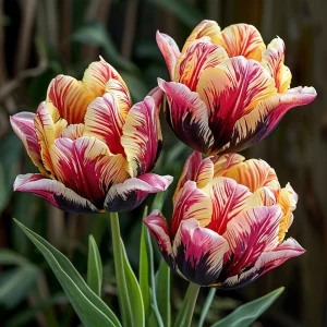 Тюльпан Роял Гарнит купить по цене от 425р. в интернет-магазине «Посадика» с доставкой почтой в в Добрянкае и по всей России – [изображение №1].