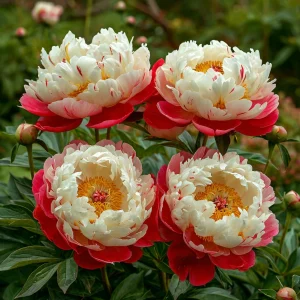 Пион Коралловый Каскад купить по цене от 490р. в интернет-магазине «Посадика» с доставкой почтой в в Добрянкае и по всей России – [изображение №1].