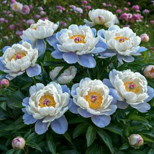 Пион Акварельный Этюд купить по цене от 806р. в интернет-магазине «Посадика» с доставкой почтой в в Добрянкае и по всей России – [изображение №1].