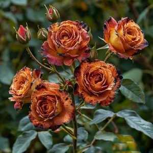 Роза плетистая Оранжевый Бриллиант купить по цене от 450р. в интернет-магазине «Посадика» с доставкой почтой в в Добрянкае и по всей России – [изображение №1].